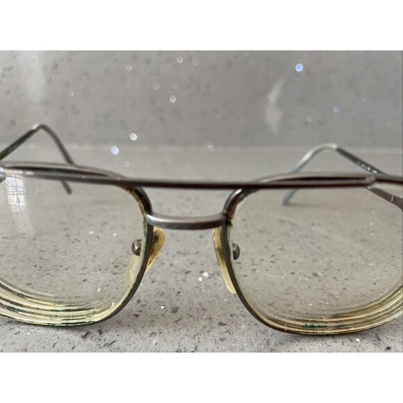 US EYEWEAR EYEGLASSES FRAMES ONLY Aviator FULL RIM 56-16-140 metal - Picture 2 of 14